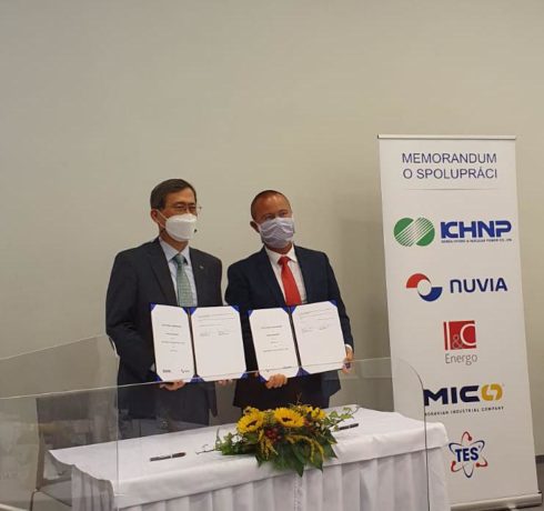 NUVIA CZ has signed an important Memorandum of Understanding with the Korean KHNP